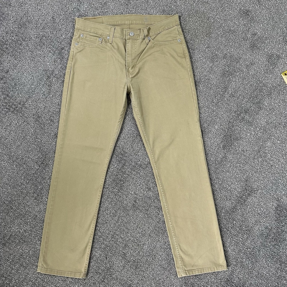 Levi's 511 Slim Fit Pants Men's 32x30 5-Pocket Khaki Tan Stretch $70